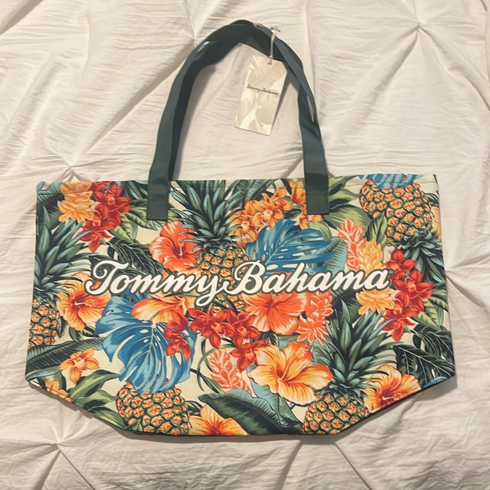 Tommy Bahama Pineapple Blooms Tote Bag